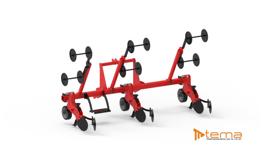 KS 3+3 Toprak Altı Damlama Borusu Serme Makinası